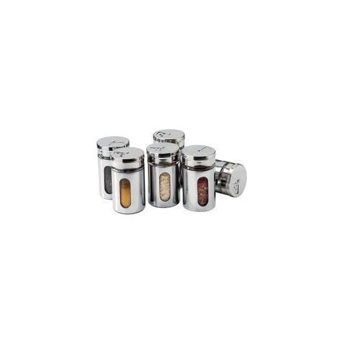 Visible Stainless Steel Salt &pepper Shakers Kithcenware Kitchen Tools,this Price Only One Piece