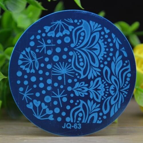 1pc Beauty Flower Styles Image Polish Printing Nail Stamping Plates Nail Art Templates Stencils Manicure Styling Tools #JQN-63