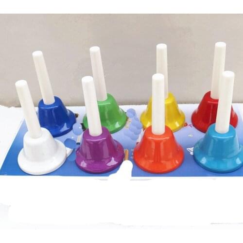 Teaching Aids Childrenrattle A Bells Percussion Kindergarten Toys Sound Bell Rattles Screaming Toy Unisex 2021