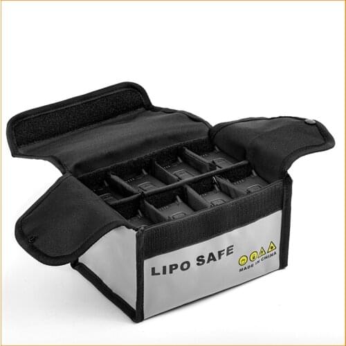 DJI FPV Battery Storage Bag Waterproof Fireproof Lipo Battery Bag Explosion Resistant Portable Safety Bags