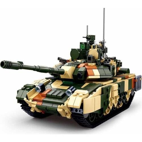 Military Series Russian T90MS main battle tank Model DIY Accessories Building Blocks Bricks Boy Toys Gifts