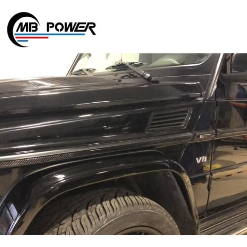 High quality G CLASS W463 side molding trims with logo W463 G55 G500 G65 G63 exterior accessories carbon fiber side molding trim