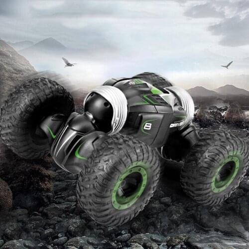 1:16 Stunt Equation Twisting Car Deformation Double-Sided Flip Big Foot Climbing Off-Road Four-Wheel Drive Remote Control Car
