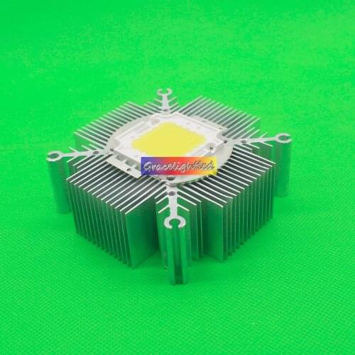 1pcs 89*30mm 20w 30w 50W Watt High Power LED Heatsink cooller for Growth Plant light DIY (need work with fan)