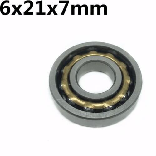 1pcs Magneto Bearing 6x21x7 mm Angular Contact Separate Permanent Motor Ball Bearings E6 FB6 A6 ND6 T6 M6 EN6 N6