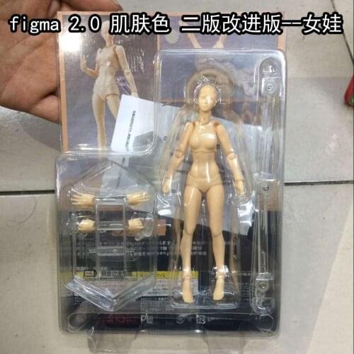13cm sketch drawing cartoon mannequin female model plastic massage model with stand