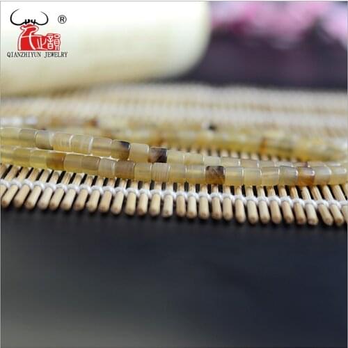 20PCS Square hand series DIY handcrafted white yak horn hand jewelry manufacturer wholesale beads for jewelry making Hole 1.5mm