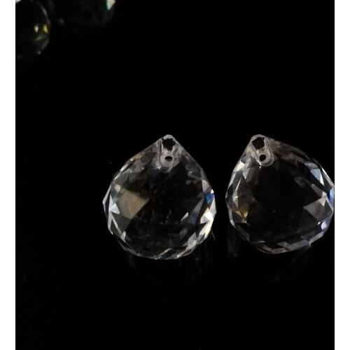 240pcs Free shipping 20mm crystal faceted ball,crystal chandelier ball clear for wedding& fengshui products ,X-MAS decoration