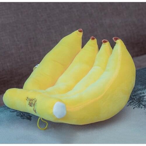 40cm Lovely Soft Colored Banana Doll Sleeping With Plush Stuffed Animal Toy Pillow Back Girl Childrens Gift