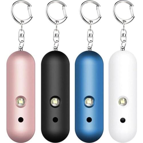 Self Defense Alarm 130dB Security Protect Alert Scream Loud Emergency Alarm Keychain Personal Safety For Women Child Elder Girl