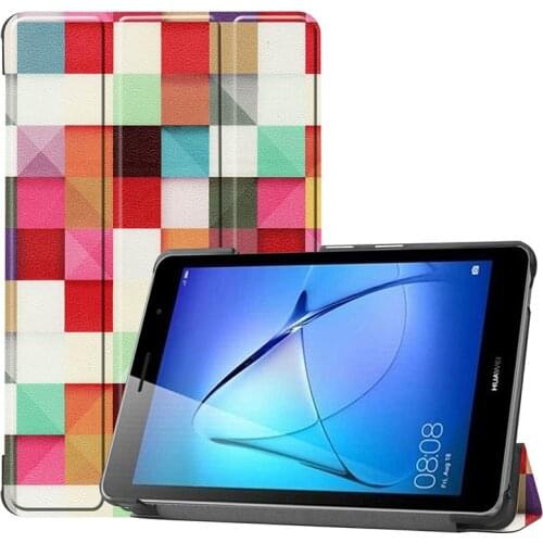 MatePad T8 PU Leather Case Ultra Slim Stand Flip Protective Shell for Huawei Matepad T8 8.0 2020 Cover+Pen
