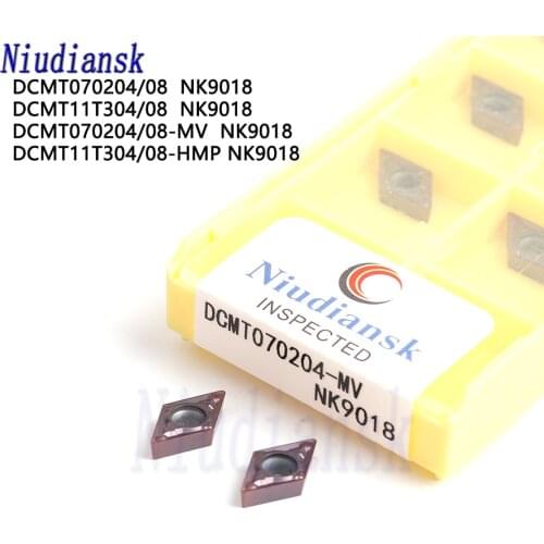 DCMT070204 DCMT070208 DCMT11T304 DCMT11T308 NK9018 High-quality carbide inserts Internal Turning tool CNC Lathe turning insert