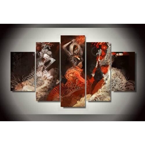 HD Print 5 Pcs canvas art abstract painting modern home decor wall art picture living room decor print Painting on canvas/PT0316