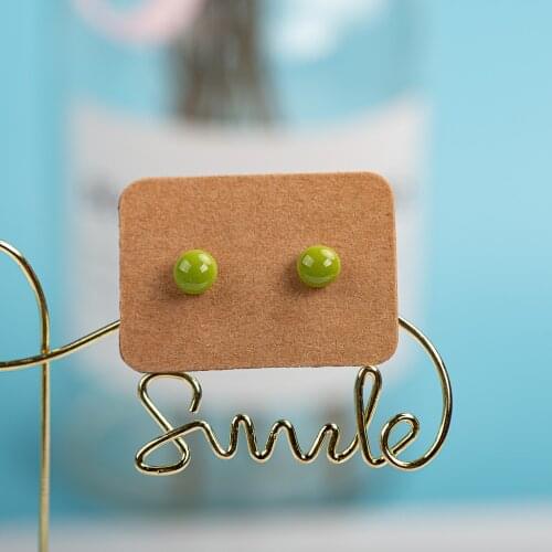 Small And Cute Porcelain Multicolor Earrings Anti-allergic #LY404 ピアス اقراط бижутерия комплекты por mayor