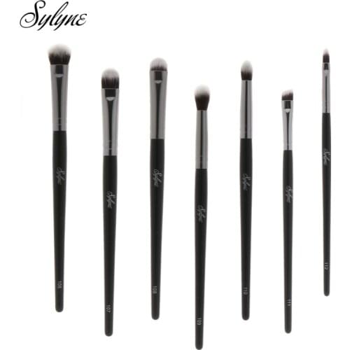 Sylyne High Quality Professional Makeup brushes Complete Eyebrow Eye Shadow Blender Make Up Brush kit Tools Accessories