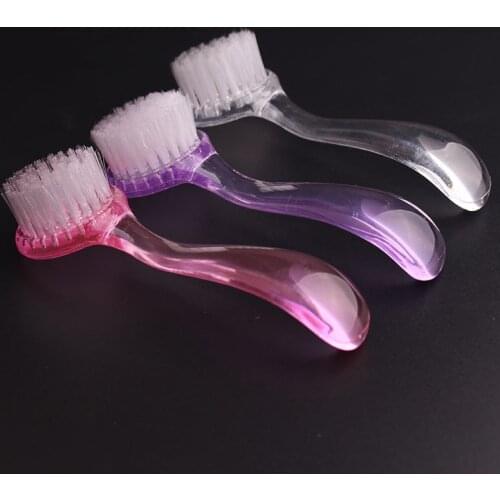 Manicure Implement Supplies Manicure round Head Cover Nail Brush Long Handle Dust Cleaning Brush Soft Hair Pipe Brush