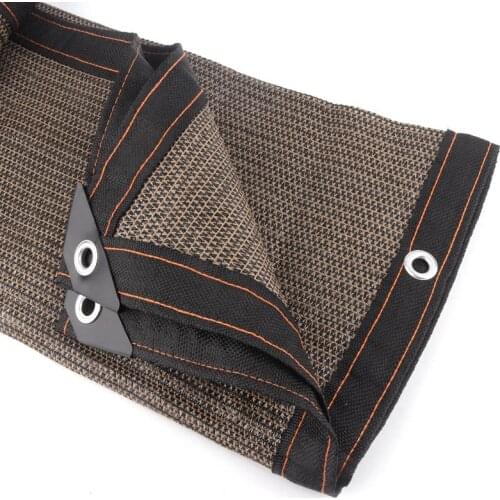 Customize 90% Shade Anti-UV HDPE Coffee Sunshade Net Balcony Safety Privacy Nets Garden Yard Fence Netting Sun Shade Cloth