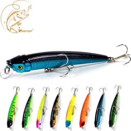 Thritop Pencil Fishing Bait 9.2cm 8g High Quality 8 Colors for Option TP031 Hard Bait Sharp Hook Lure Fishing Accessories