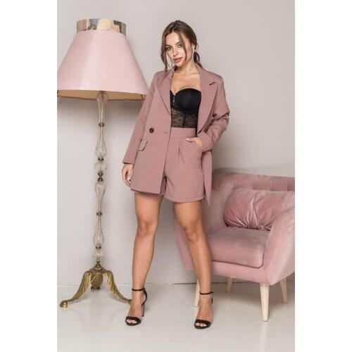 Pants Suits 2 Piece Women Suits Summer Jacket+Short Pant Fashion Custom Made Blazer Suit For Women Set