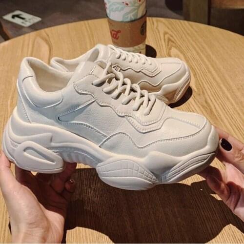 2021 New Summer Breathable Chunky Sneakers for Women Vulcanize Shoes Casual Fashion Dad Shoes Platform Sneakers Basket Femme
