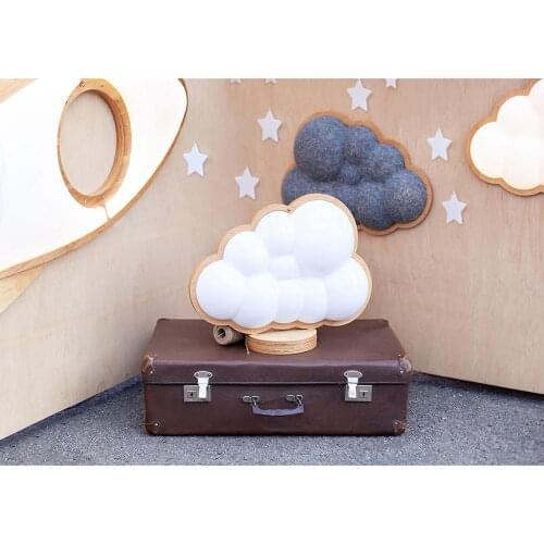 Luggage Cloud Star Photography Background Customized Photocall Backdrop for Baby Children Birthday Party Photoshoot Photo Studio