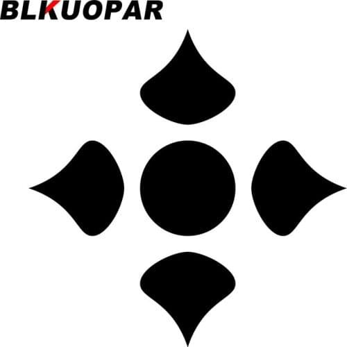 BLKUOPAR for Clover Spiked Car Stickers Personality Occlusion Scratch Decals Fashionable Windows Skateboard Decor Car Goods