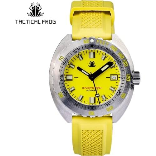 Tactical Frog SUB 300T Watch Man NH35 Movement 200m Dive Watch Automatic Sapphire Rotazing Bezel Stainless Mechanical Self Wind
