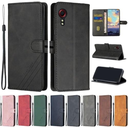 For Samsung Galaxy Xcover 5 Case Leather Flip Case on For Samsung X Cover 5 Phone Cases Galaxy XCover5 G525F Wallet Cover Fundas