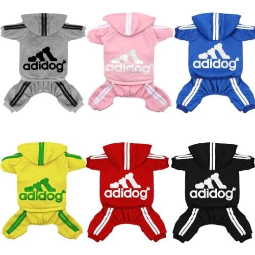 Designer Pet Dog Clothes Cotton Warm Dogs Hoodies Coat For Four-legged Jumpsuit Small Medium Dogs Jacket French Bulldog Costumes