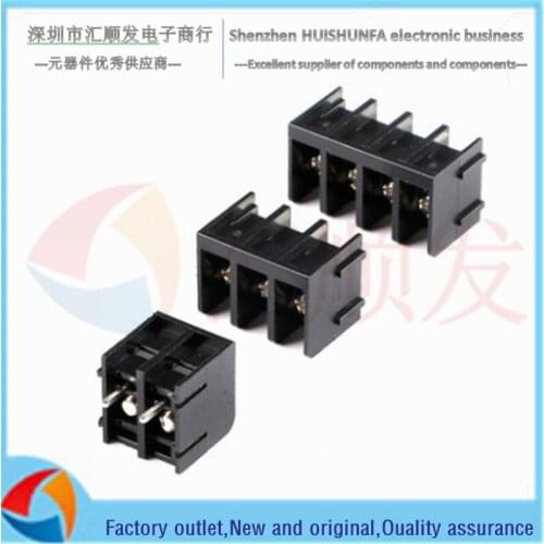 HB611-6.35 in-line 300V/20A 6.35mm pitch fence type terminal block