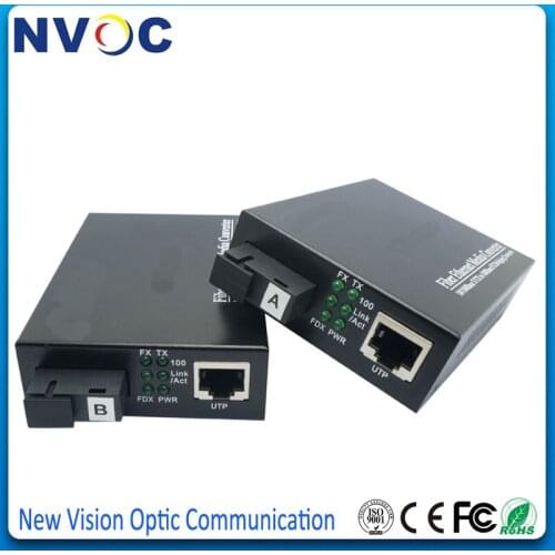 2KM 20KM 40KM 60KM 80KM 100KM 1000M 120KM Singlemode MM Single Fiber 1310/1550nm SC/UPC Gigabit Fiber Optical Media Converter