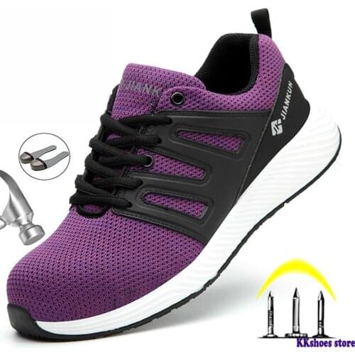 Lightweight Safety Shoes Men Puncture-Proof Boots Safety Shoes Women Steel Toe Shoes Anti-static 6kv Work Boots Men Work Shoes