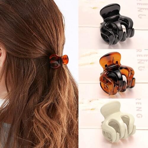 Fashion Hair Clips Claw Clip Simplicity Solid Color Geometry Shape Hair Clips for Women Clip Hair Girls Hair Accessories New