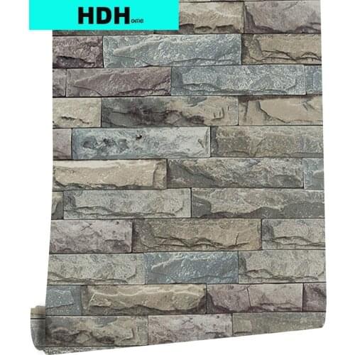 HDHome 10M Peel and Stick Wallpaper Brick Removable Wallpaper 3D Effect Textured Self Adhesive Wall Paper for Bedroom Home Decor