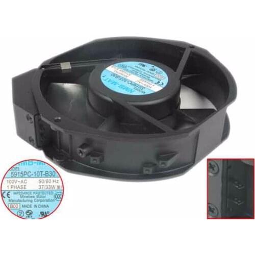 NMB-MAT 5915PC-10T-B30 B00 AC 100V 37/33W Server Cooling Fan