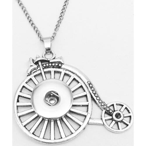 CAR New snap button jewelry necklace EA4565 (fit 18mm 20mm snaps)