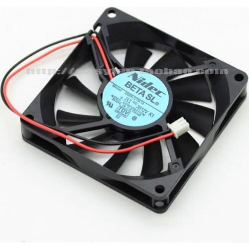 Nidec D08R-12TM14 DC 12V 0.13A 80x80x15mm Server Cooling Fan