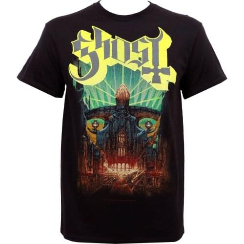 Authentic GHOST Band Meliora Album Cover Art T-Shirt S-2XL Official NEW