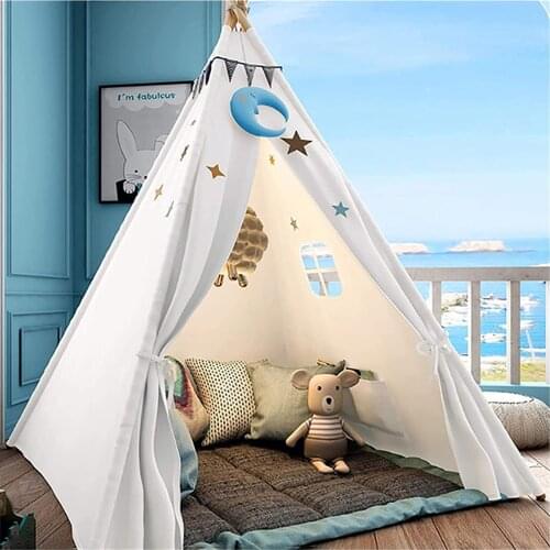 Portable Children’s Tent Play House for Kids Indoor Outdoor Indian Camping Castle Folding Child Tents Baby Playhouse Teepee Tipi