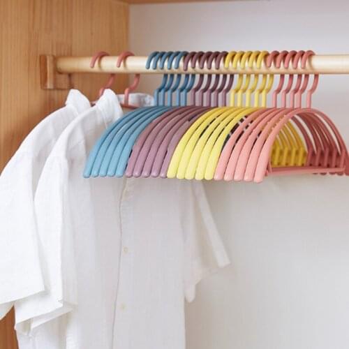 Home Balcony Drying Rack Anti-deformation Hanger Adult Clothes Support Bedroom Space Saving Household Hanger