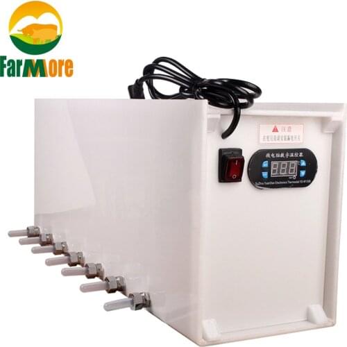 220V Intelligent Thermostat Nursing Nipple Automatic Piglet Milk Feeder with 14pc pacifiers