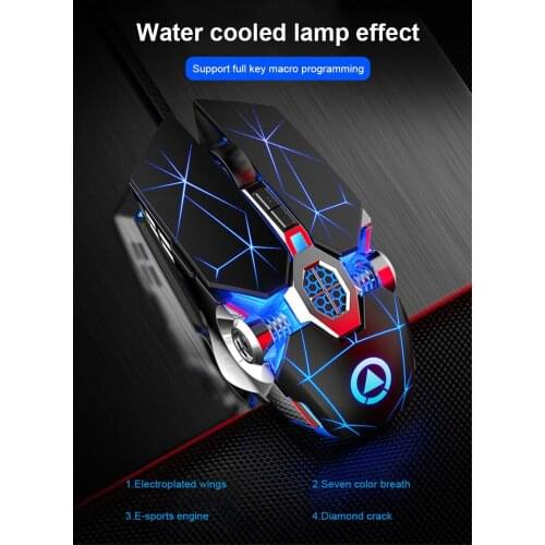 USB Wired Games Mouse For PC Laptop Gamer Gaming Mouse 7 Button DPI Adjustable Computer Optical LED Game Mice