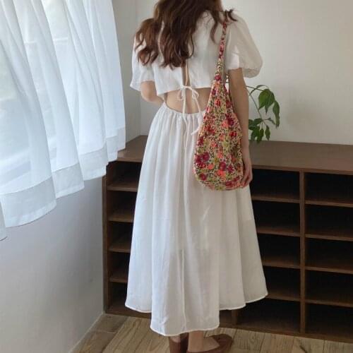 YGhan White Summer Dresses