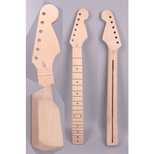 Guitar Neck replacement 21 fret 25.5 inch Dot inlay Maple wood Yinfente