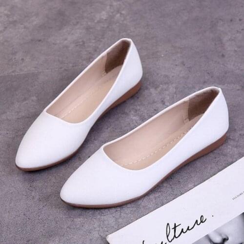 Female Spring Style Students Flat Leisure 's Shoes Soft Bottom Schick Shoes Online Celebrity Mom Shoes lykj-yx