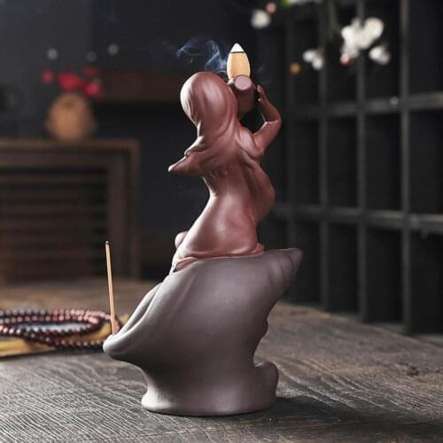 1 Set Useful Backflow Incense Creativity Incense Burners Delicate Backflow Incense Burner Unique Design for Home