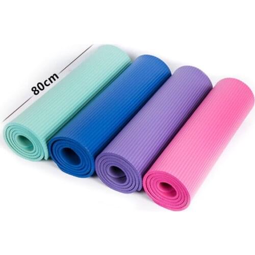 10mm NBR Thickened Non-slip Yoga Mats Tear Resistant NBR Fitness Mats Exercise Sports Gym Pilates Pads With Yoga Mat