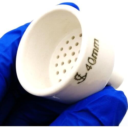 2pcs/lot 40mm Ceramic Buchner Funnel Laboratory Filter Funnel Pumping Filter Bottle Matching Funel Chemical experiment tool