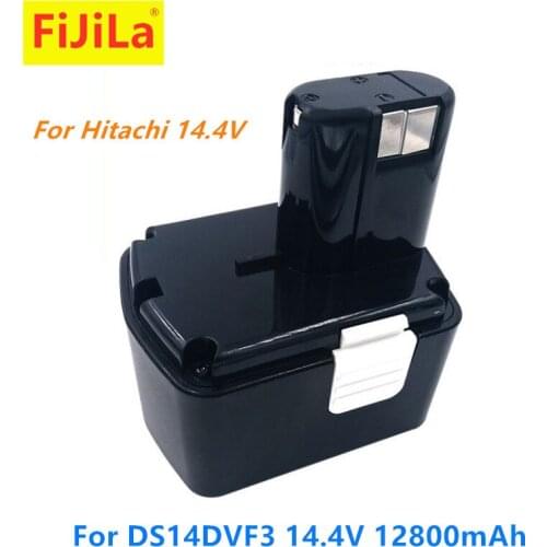 2021 Rechargeable Power Tool Battery for Hitachi 14.4V 12800mAh NI-CD for DS14DVF3 EB1414S EB1412S EB1414 EB1414L CJ14DL DH14D