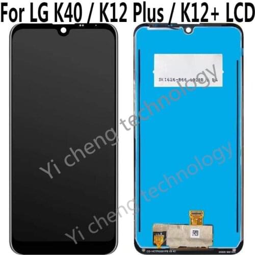5.7'' For LG K40 \ K12 Plus LCD Touch Screen Digitizer Replacement Parts for LG X4 2019 LCD For K12 Plus display LMX420